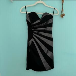 Vintage strapless dress from Cache